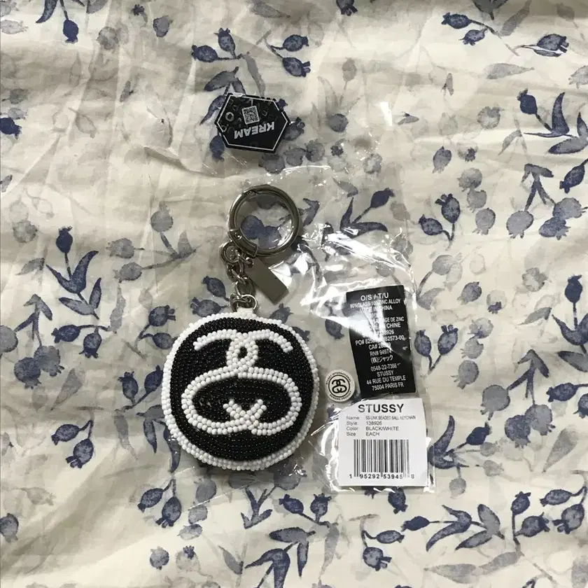 【Stussy】SS Link Beaded Ball Keychain ストゥシキリング ステューシー】Stussy SS Link Beaded Ball Keychain Black