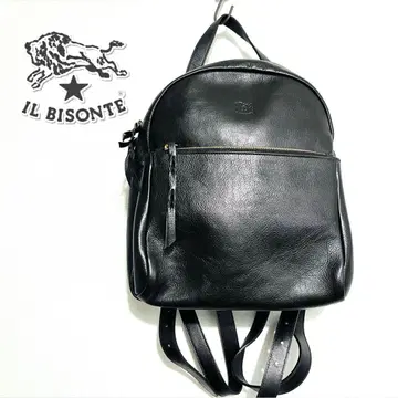 컨디션 최상! 초레어! IL BISONTE 백팩 올 가죽