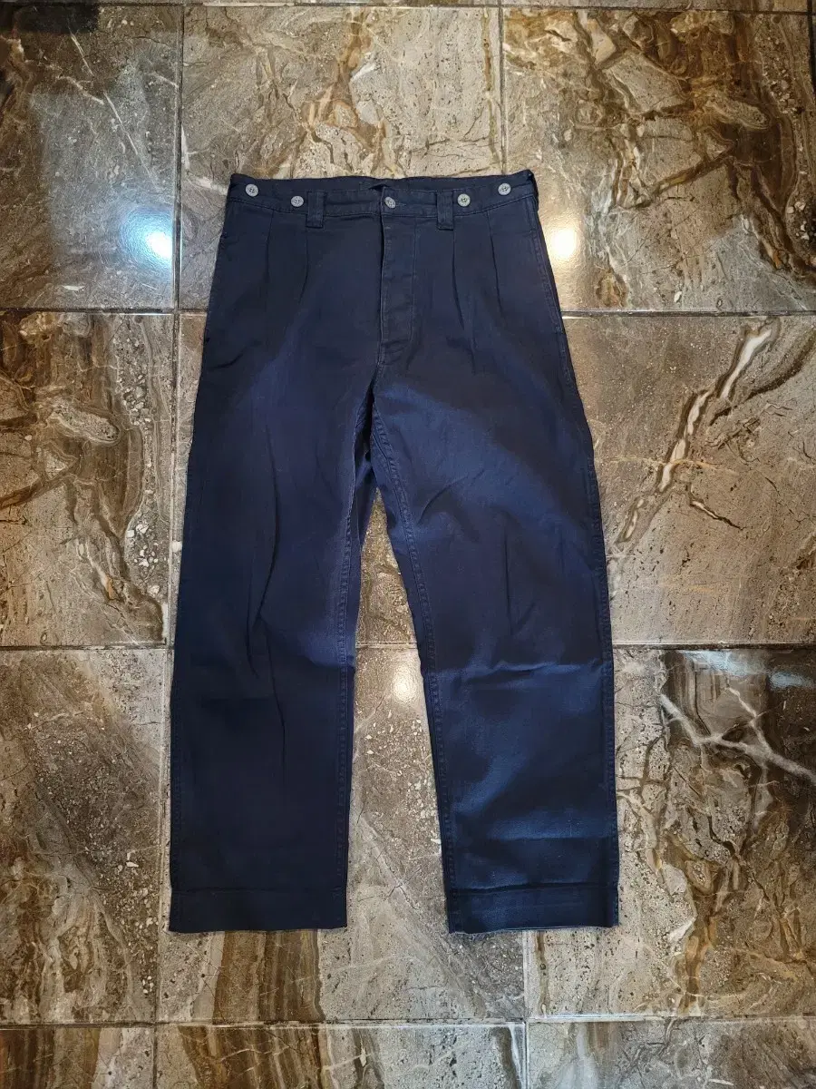 Nigel Cabourn Herringbone Two-Tuck Pants