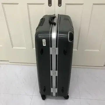 그레이 스트라이프 수트 케이스