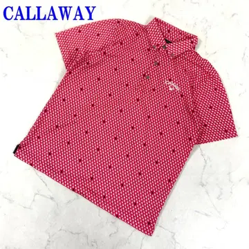CALLAWAY 캘러웨이 피케 셔츠 빨간색 코튼 L C3249