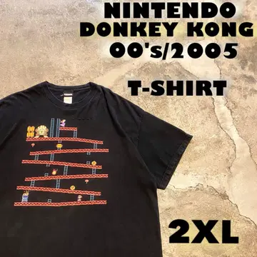 2XL 00's/2005 닌텐도 돈키 콩 마리오 티셔츠