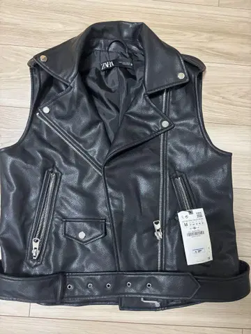 자라 블랙 라이더 자켓