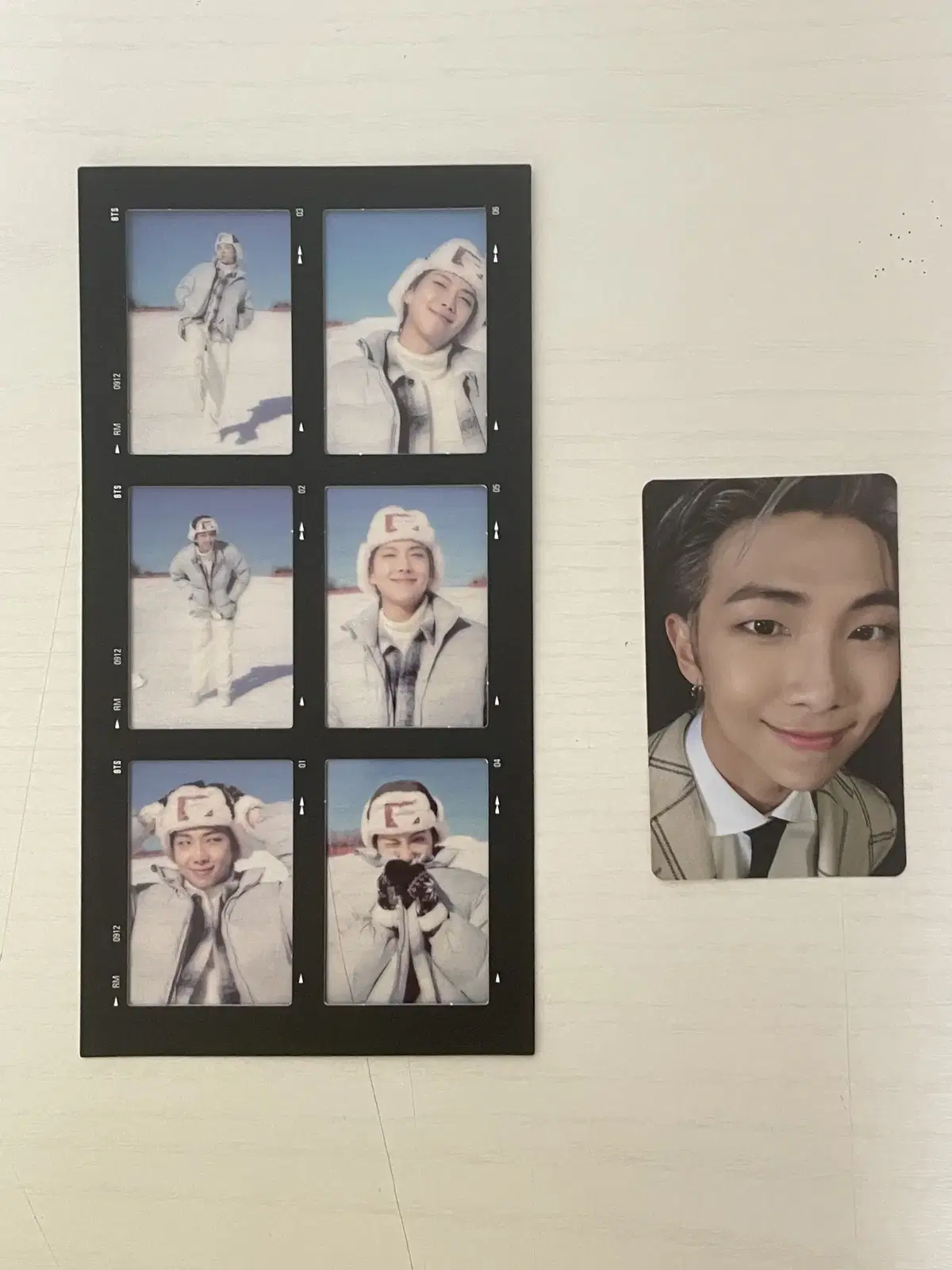 방탄 윈터패키지 남준 포토필름 2021윈패방탄 맵솔7 남준포카 방탄소년단