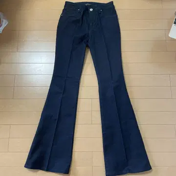부츠 컷 데님 스키니 노 워시 xs