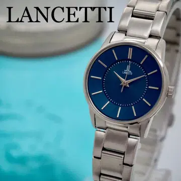 740 LANCETTI 여성용 시계 블루 네이비 심플 파랑
