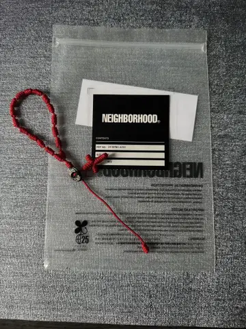 네이버후드 CORD CROSS BRACELET 팔찌