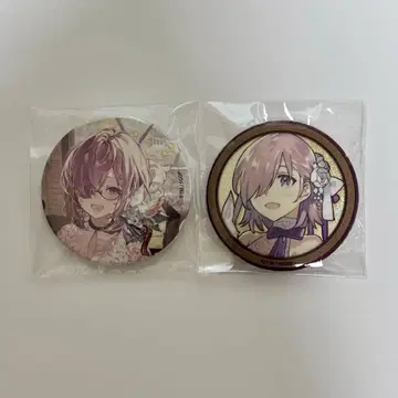 Fate fgo 마슈 캔뱃지 2개 세트