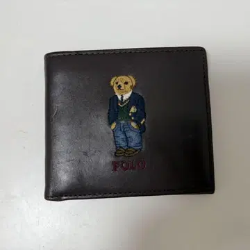 POLO Ralph Lauren 폴로 랄프 로렌 곰 자수 접이식 지갑