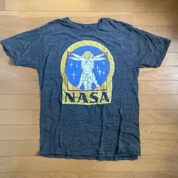NASA 티셔츠 그레이 구제 의류 빈티지