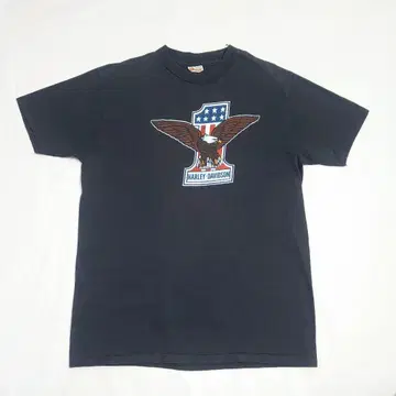 70s 할리 티 할리 티셔츠 빈티지 할리 티 #1 80s XL