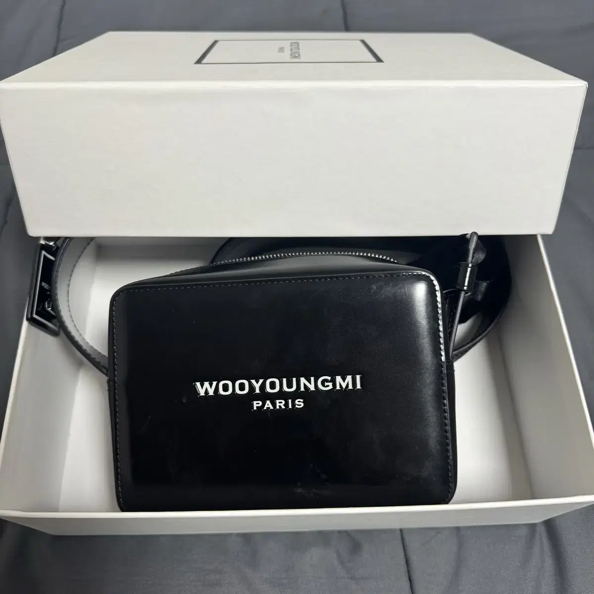 WOOYOUNGMI | 우영미 Wooyoungmi Mini Square Bag on Bunjang