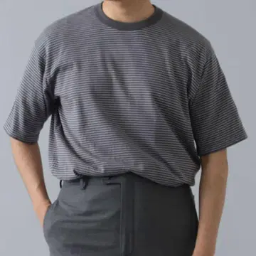 새상품급 JOHN SMEDLEY 존스메들리 보더 니트 티셔츠