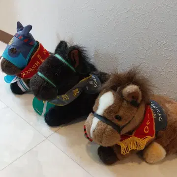 새상품 경마 봉제 인형 서러브레드 컬렉션 아이돌 호스