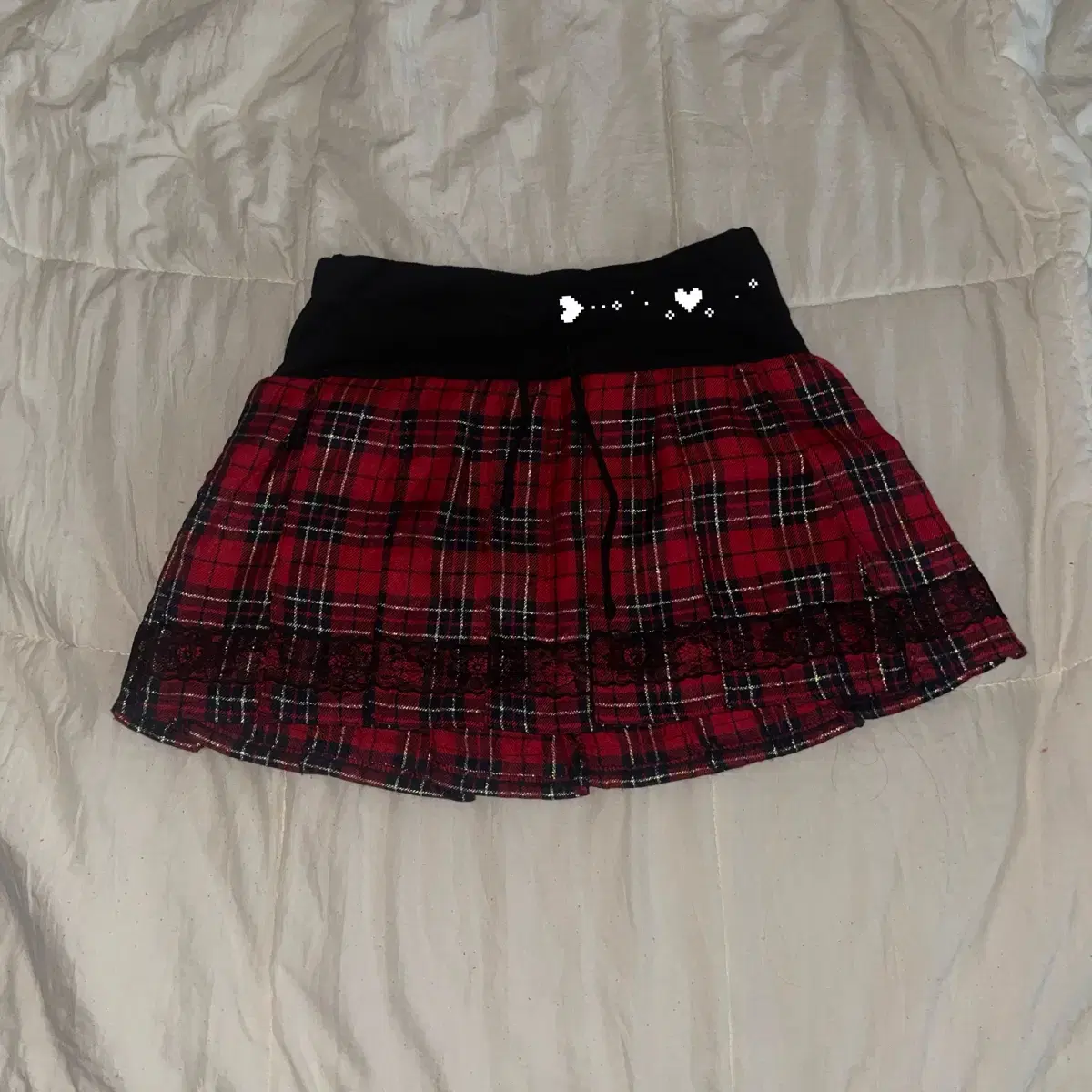 Tralala tralala Check Skirt Shugo Chara Amumu Cute Girly