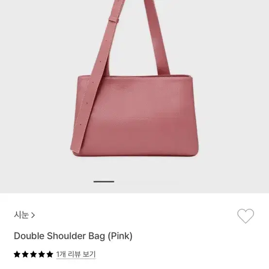 [Sinoon]DOUBLE SHOULDER バッグ★新作・25SS★韓国★関税込み★ Sinoon Double Shoulder Bag Pink (New) #시눈,#시눈가방