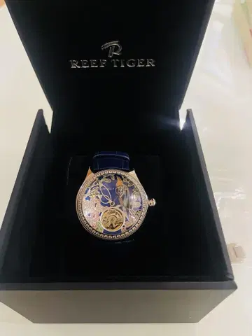 벡터 REEF TIGER RT5900 자동 감기 손목시계