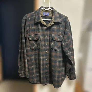 Pendleton70s 보드 셔츠 울 체크 플란넬 셔츠 70년대 USA제