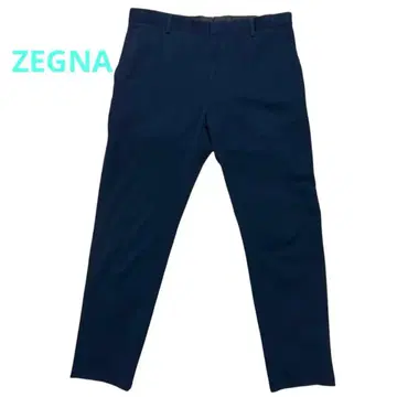 새상품급 ZEGNA 치노 팬츠 윈터 치노 팬츠 네이비 52 XL