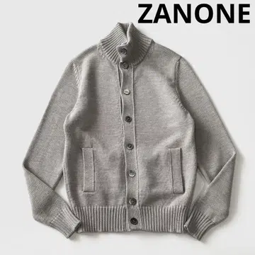 ZANONE 자노네 교토 5 게이지 스탠드 카라 니트 가디건