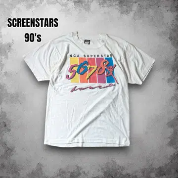 90s USA제 ScreenStars 이벤트 티셔츠 치어리딩