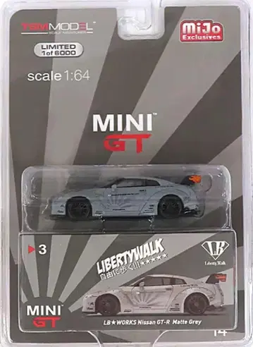 MiNiGT 3 LBWorks NISSAN GT-R R35 매트 그레이