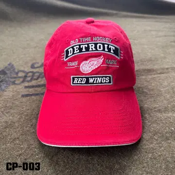 NHL "DETROIT RED WINGS" 6 패널 캡 아이스 하키
