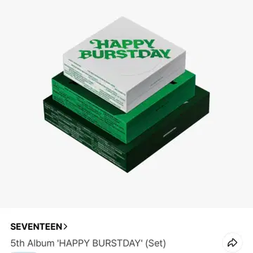 SEVENTEEN HAPPYBURSTDAY NEWESCAPE 未開封 10 SEVENTEEN 5th Album
