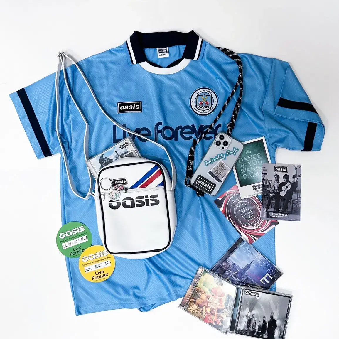 Oasis 30th Anniversary Uniform Football Shirt Japan Exhibition