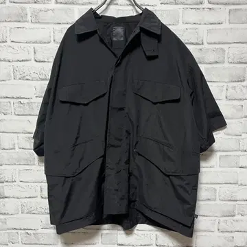다이와 PIER39 프렌치 필드 셔츠 블랙 S 테크 완판