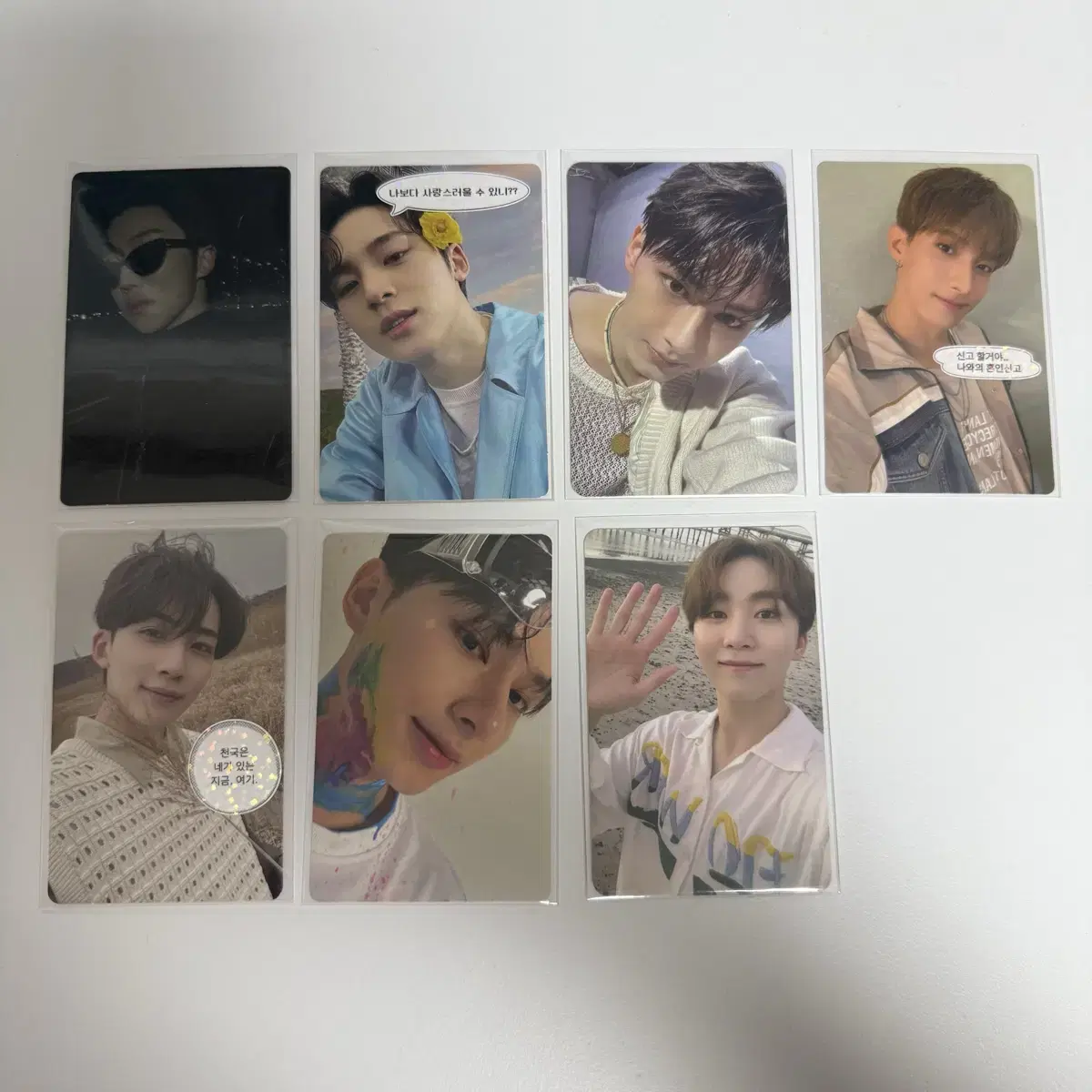 세븐틴 정한준디에잇도겸민규승관 포카 일괄