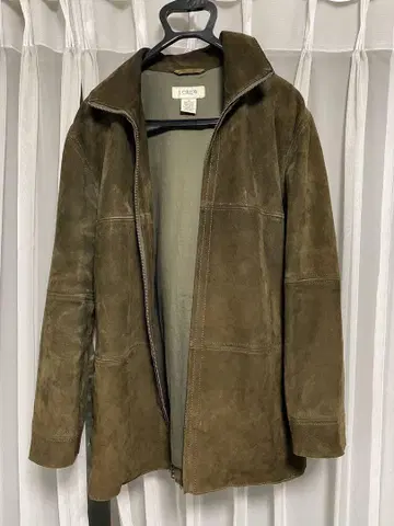 J.CREW 스웨이드 가죽 자켓 구제 의류 size M