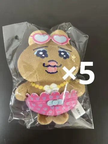 새상품 빤쮸토끼 일광화상 갸루 마스코트 시마무라 5개 세트