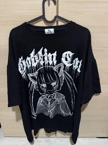 Goblin Cat BIG 티셔츠 BLACK