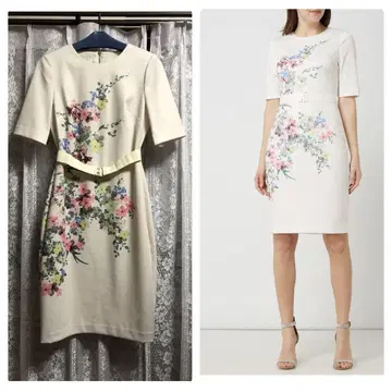ted baker 테드 베이커 꽃 모티브 원피스