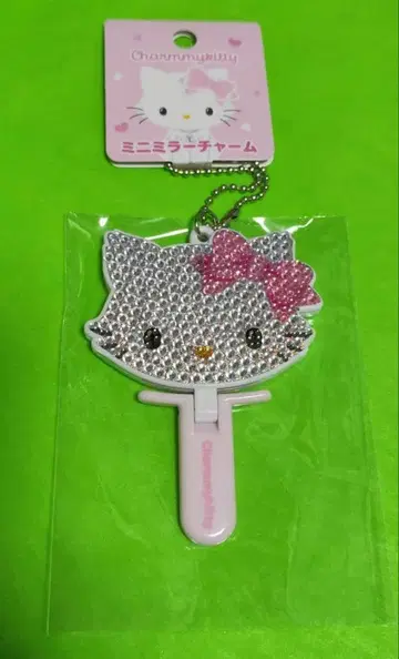 산리오 참 키티 키라데코 미니 거울 참