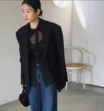 RIM.ARK 림 아크 타이트 크레이프 SH 시어 셔츠 블라우스