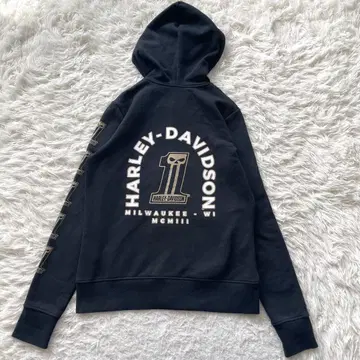 HARLEY-DAVIDSON 긴팔 후드티 풀 집업
