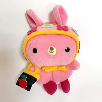 시나다 애플 토끼 봉제 인형 헤이세이 레트로 SHINADA