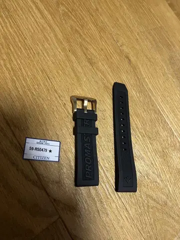 CITIZEN PRO MASTER 블랙 러버 벨트