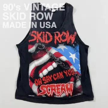 90's USA제 SKID ROW 스키드 로우 탱크탑