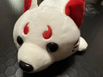 화이트 여우 복권 봉제 인형 여우 봉제 인형