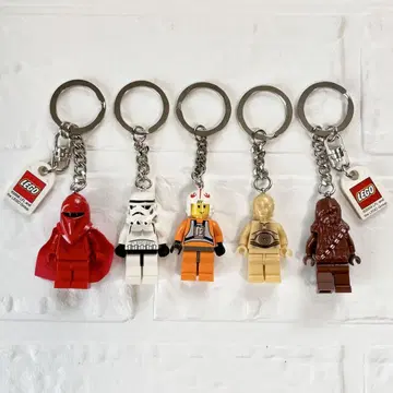 레고 스타 워즈 키링 루크 C-3PO 츄바카 등 5종