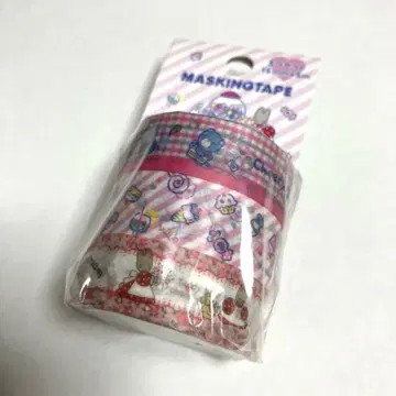 산리오 프레쉬 펀치 마론 크림 치얼리 참 마스킹 테이프