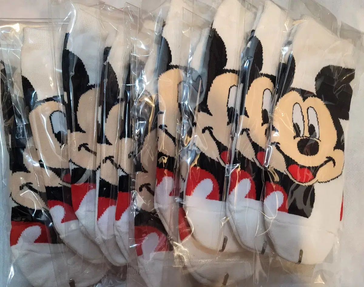 Mickey Mouse Size 10-12 Total 12 Pairs New Individually Packaged