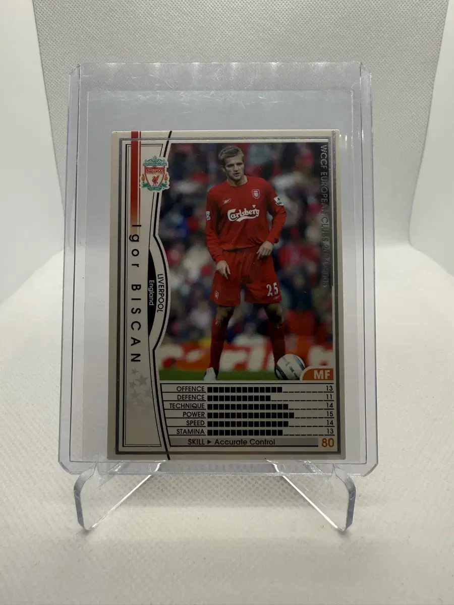 04/05 Panini WCCF Igor Biscan Card (Liverpool)