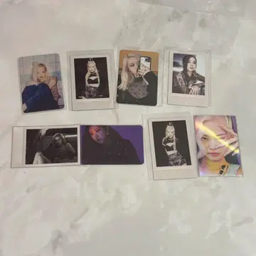 BLACKPINK 블랙 핑크 트레이딩 카드 로제 제니 지스 8장 세트