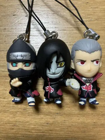 나루토 NARUTO 스윙 스트랩 아카츠키 세트 피규어