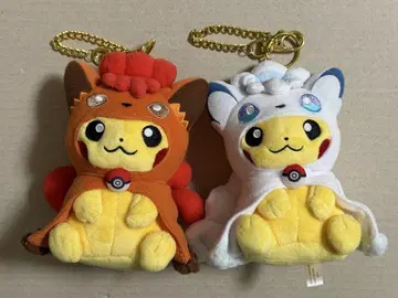 피카츄 로콘 애로우라 로콘 판초 봉제 인형 마스코트
