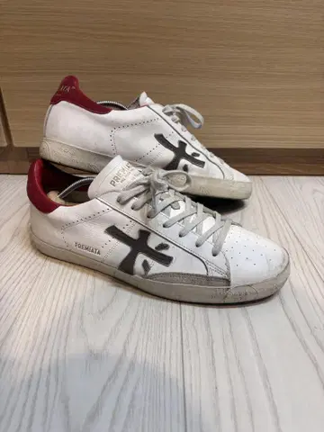 PREMIATA 스니커즈 화이트/레드 43